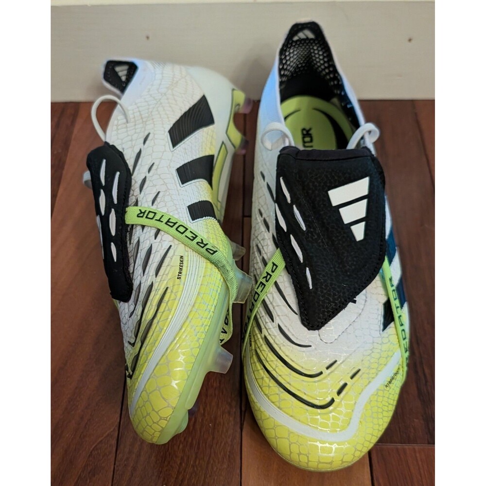 Adidas Predator Elite FT AG Soccer Cleats White Black JS0945 Mens Size 9